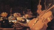 Still Life with Museum instruments Pieter Claesz